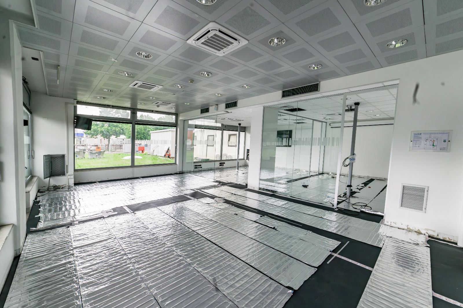Warmset-Installation - Aluminium-Heizung Gold